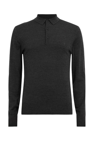 Camisola slim em lã - Cinzento-escuro