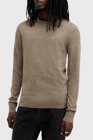 Camisola slim em lã merino - Verde