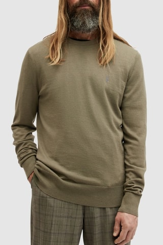 Camisola slim em lã - Verde