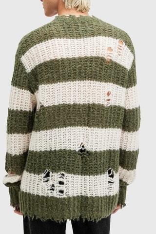 Camisola oversize em alpaca - Caqui