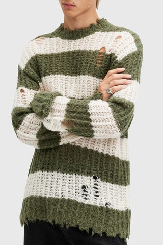 Camisola oversize em alpaca - Caqui