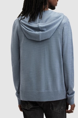 Sweat regular em lã - Azul-claro