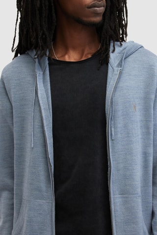 Sweat regular em lã - Azul-claro