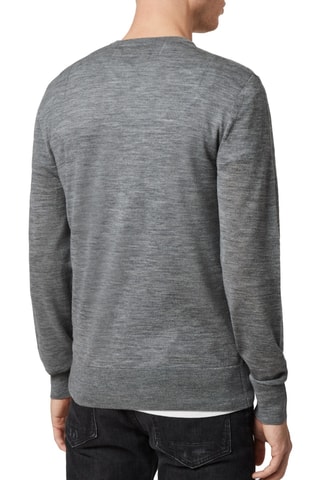 Camisola slim em lã - Cinzento