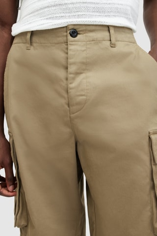 Bermudas relaxed em algodão biológico Robin - Caqui