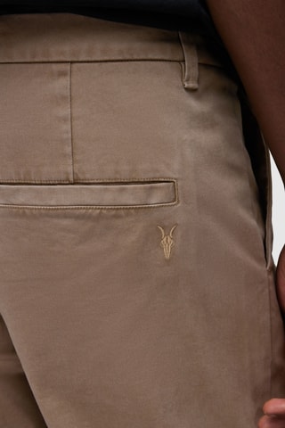 Calças chino skinny - Castanho