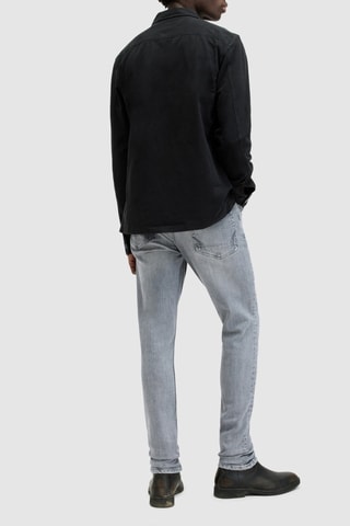 Calças de ganga skinny - Cinzento-claro