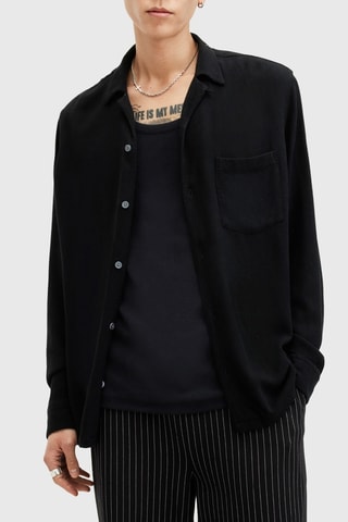 Camisa relaxed - Preto