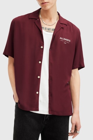 Camisa relaxed - Bordô