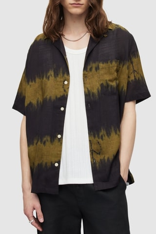 Camisa tie and dye - Preto