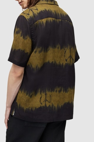 Camisa tie and dye - Preto