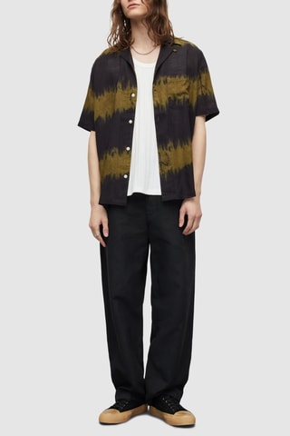 Camisa tie and dye - Preto