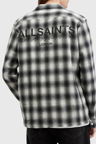 Camisa relaxed em algodão biológico Grace - Preto e branco