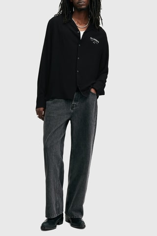Camisa relaxed - Preto