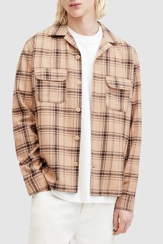 Camisa relaxed em algodão biológico Fern - Rosa-velho