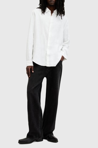Camisa em linho - Branco