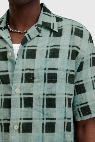 Camisa relaxed em algodão biológico - Verde
