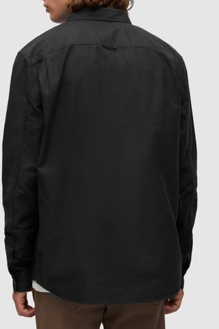 Camisa em algodão biológico - Preto