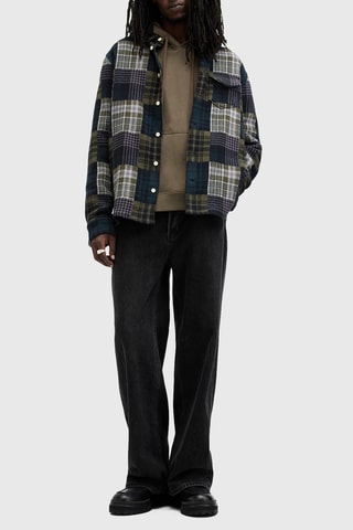 Camisa relaxed em algodão biológico - Caqui