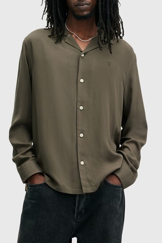 Camisa relaxed - Caqui