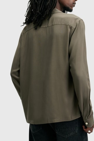 Camisa relaxed - Caqui
