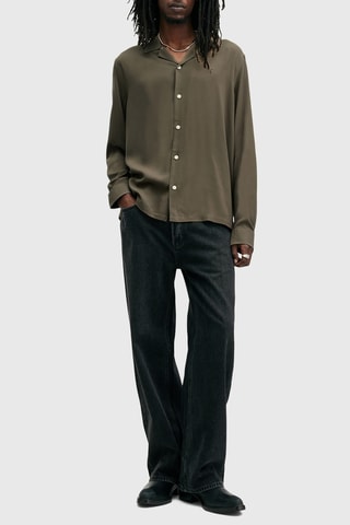 Camisa relaxed - Caqui