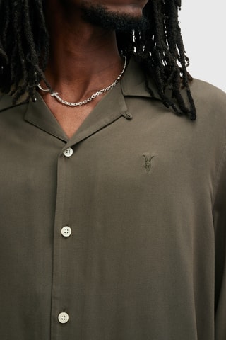 Camisa relaxed - Caqui