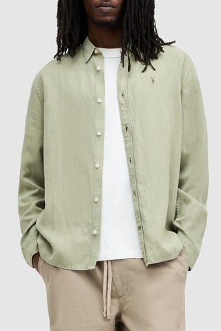 Camisa regular - Verde