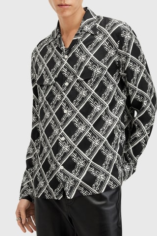 Camisa regular - Preto