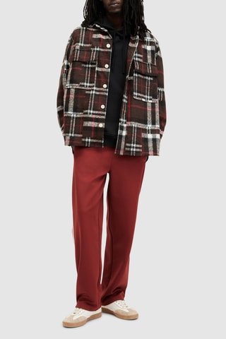 Sobrecamisa relaxed - Castanho