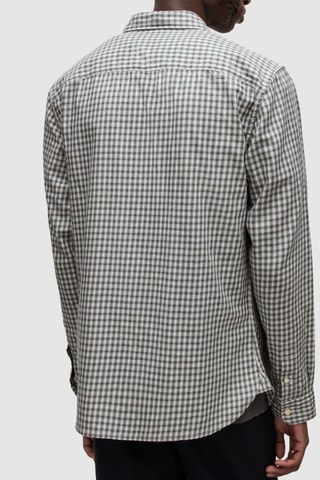 Camisa - Branco e cinzento