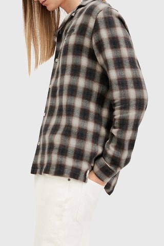 Camisa relaxed em algodão biológico - Vermelho