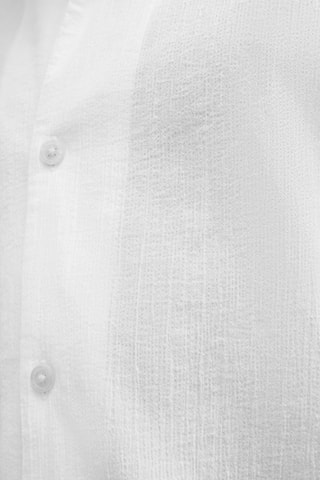 Camisa relaxed em algodão biológico - Branco