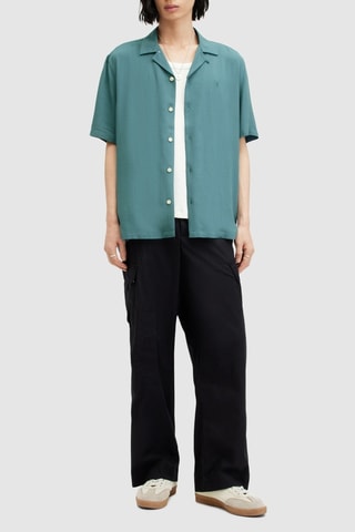Camisa relaxed - Azul