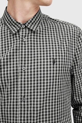 Camisa relaxed em algodão biológico - Preto