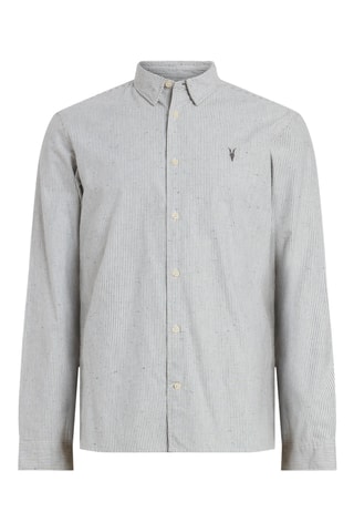 Camisa - Branco e cinzento