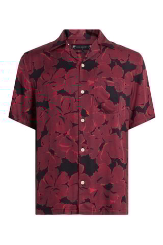 Camisa relaxed - Vermelho e preto