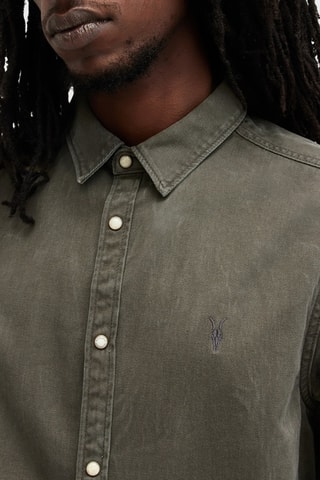 Camisa regular - Verde