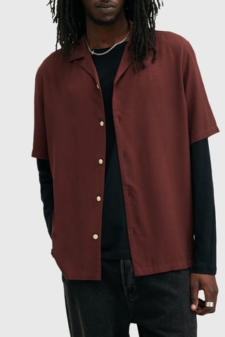 Camisa relaxed - Vermelho