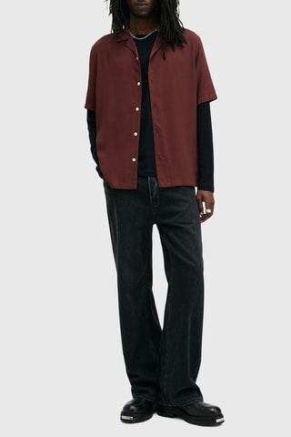 Camisa relaxed - Vermelho