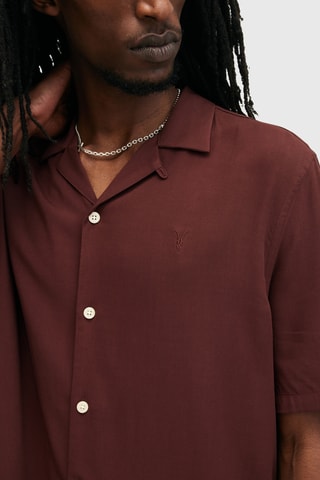 Camisa relaxed - Vermelho