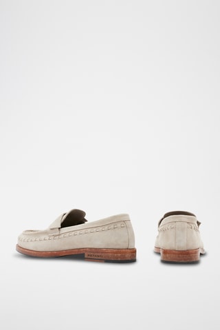 Mocassins de nobuck - Bege