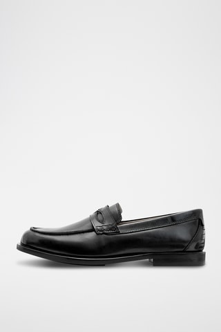 Mocassins em couro envernizado - Preto