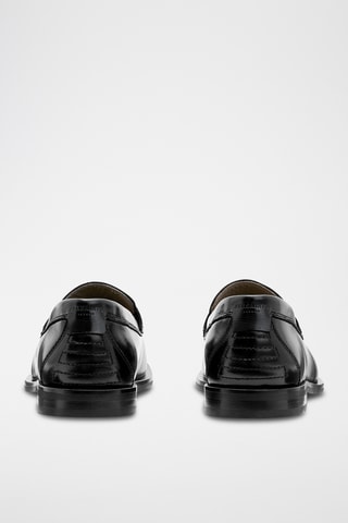 Mocassins em couro envernizado - Preto