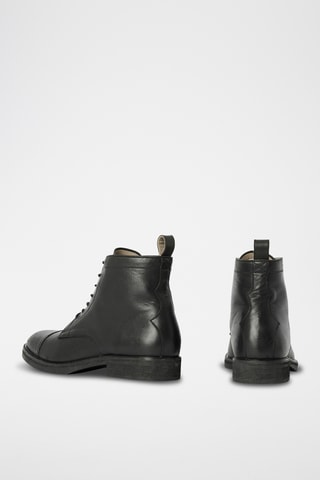 Boots de couro - Preto
