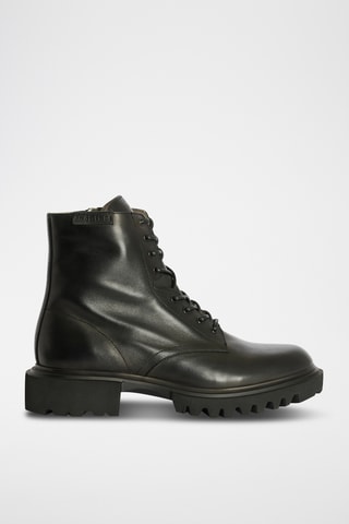 Boots de couro - Preto