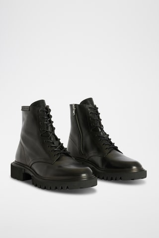 Boots de couro - Preto