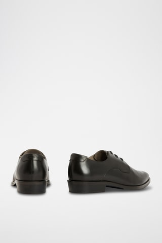Derbies em couro - Preto
