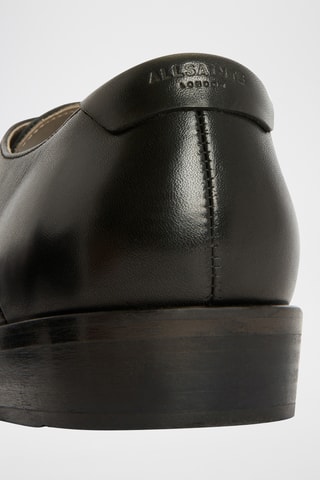 Derbies em couro - Preto