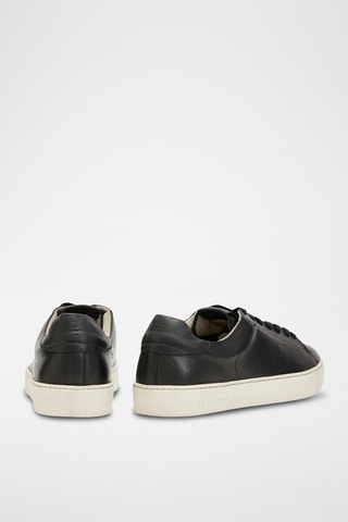 Sapatilhas em couro - Preto